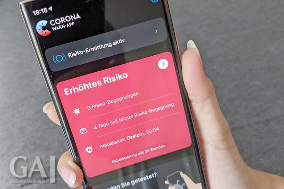 Corona Warn App Einer Glansdorferin Schlug Alarm General Anzeiger