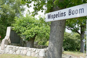 Am Wispelins Boom, dem zentralen Platz in Collinghorst mit seinem fast 100 Jahre alten Denkmal und der noch viel älteren Dorfeiche, soll im Mai nächsten Jahres groß gefeiert werden. Das hat sich Ortsbürgermeisterin Sonja Bluhm ganz fest vorgenommen. Foto: Radtke